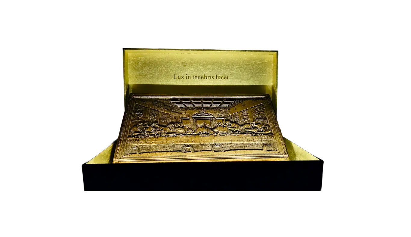 Custom laser engraved 3D relief religious photo in wooden gift box with LED, τρισδιάστατη χάραξη εικόνας σε ξύλινο φωτιζόμενο κουτί, Laser Muse Art