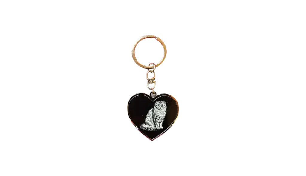 Personalized laser engraved pet photo keychain, μπρελόκ με χάραξη φωτογραφία κατοικιδίου, Laser Muse Art
