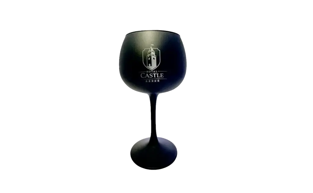 Custom laser engraved wine glass, προσωποποιημένο ποτήρι κρασιού με χάραξη λέιζερ, Laser Muse Art