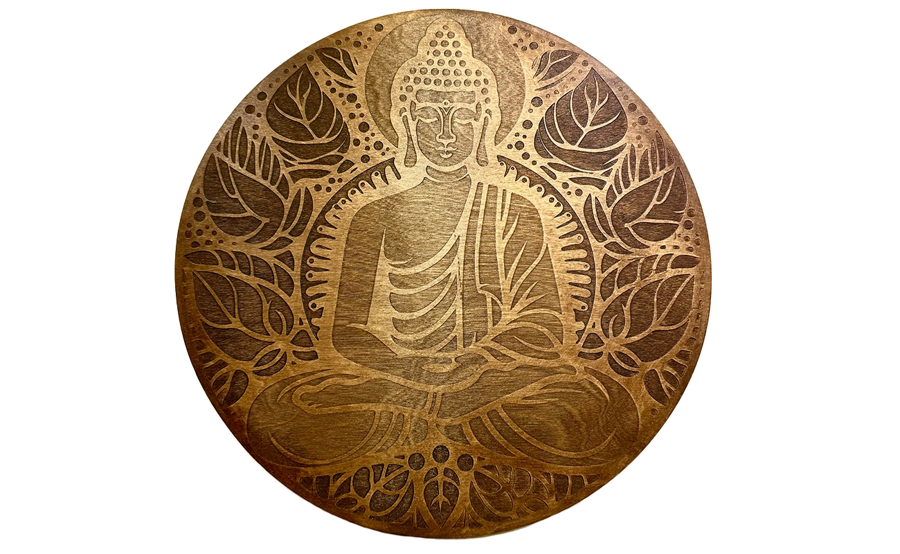 bespoke-leiser-egraved-wood-artwork-δώρο-ξύλινος-βούδας-χάραξη-buddha