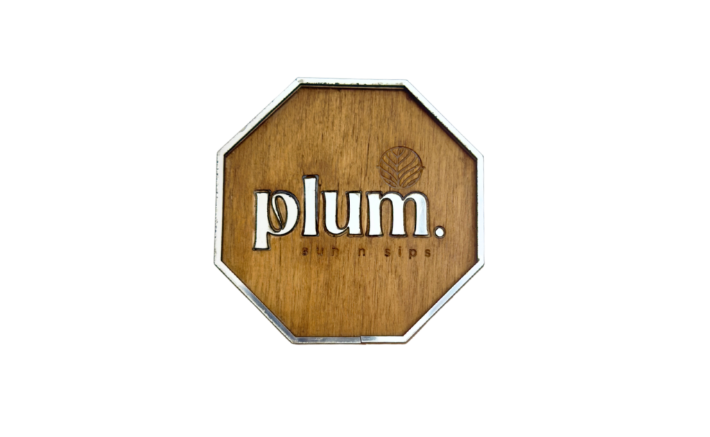 Plum-sous-verre-wood-acrylic-σουβέρ-ξύλο-ακριλικό